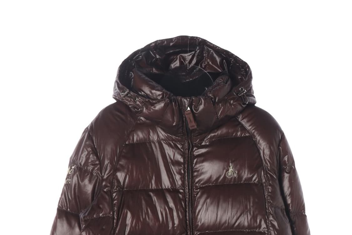 빈폴 글로시 다크브라운 유광 덕다운 푸퍼 패딩 M 상품이미지4
