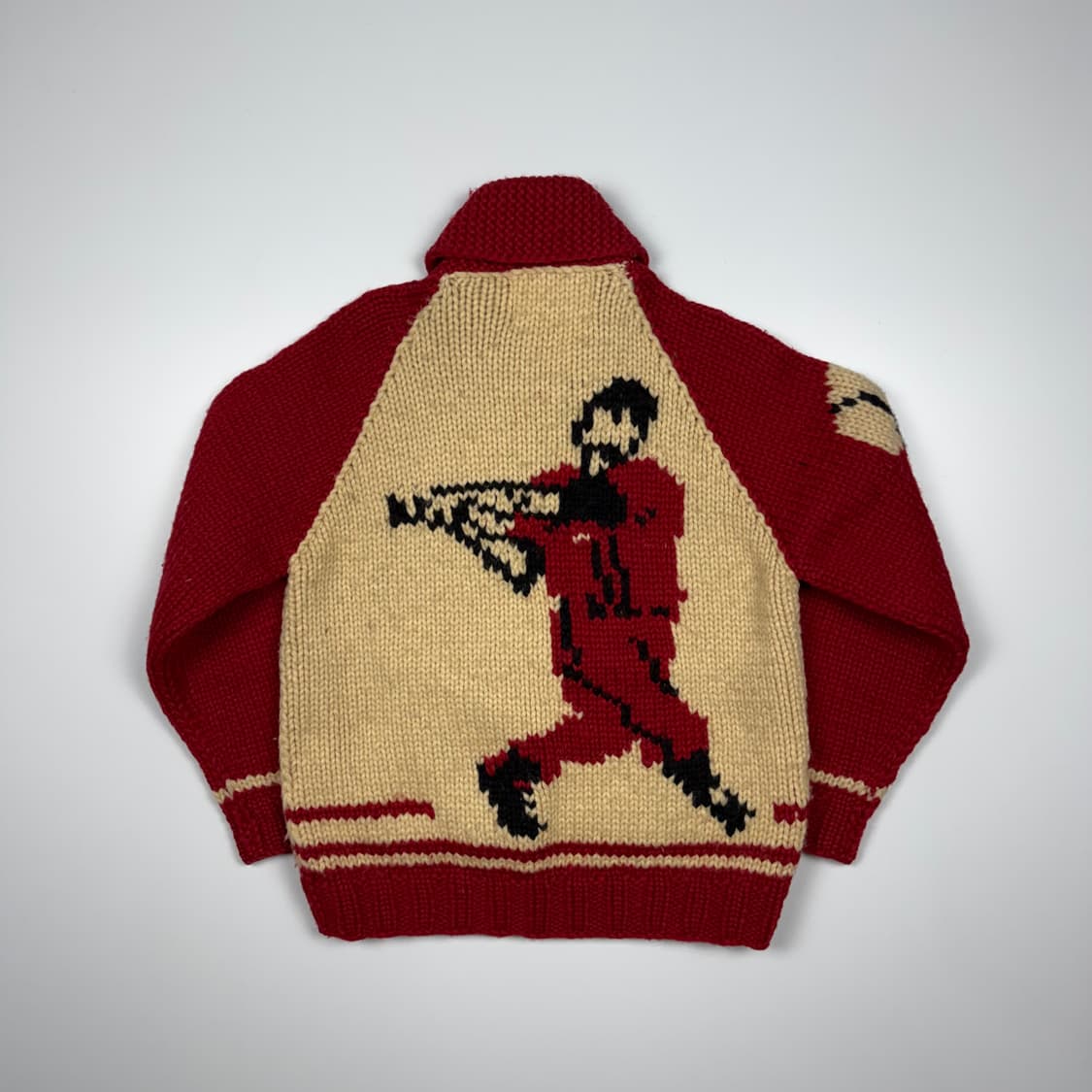 (95) 캐나다 빈티지 베이스볼 코위찬 가디건 상품이미지1