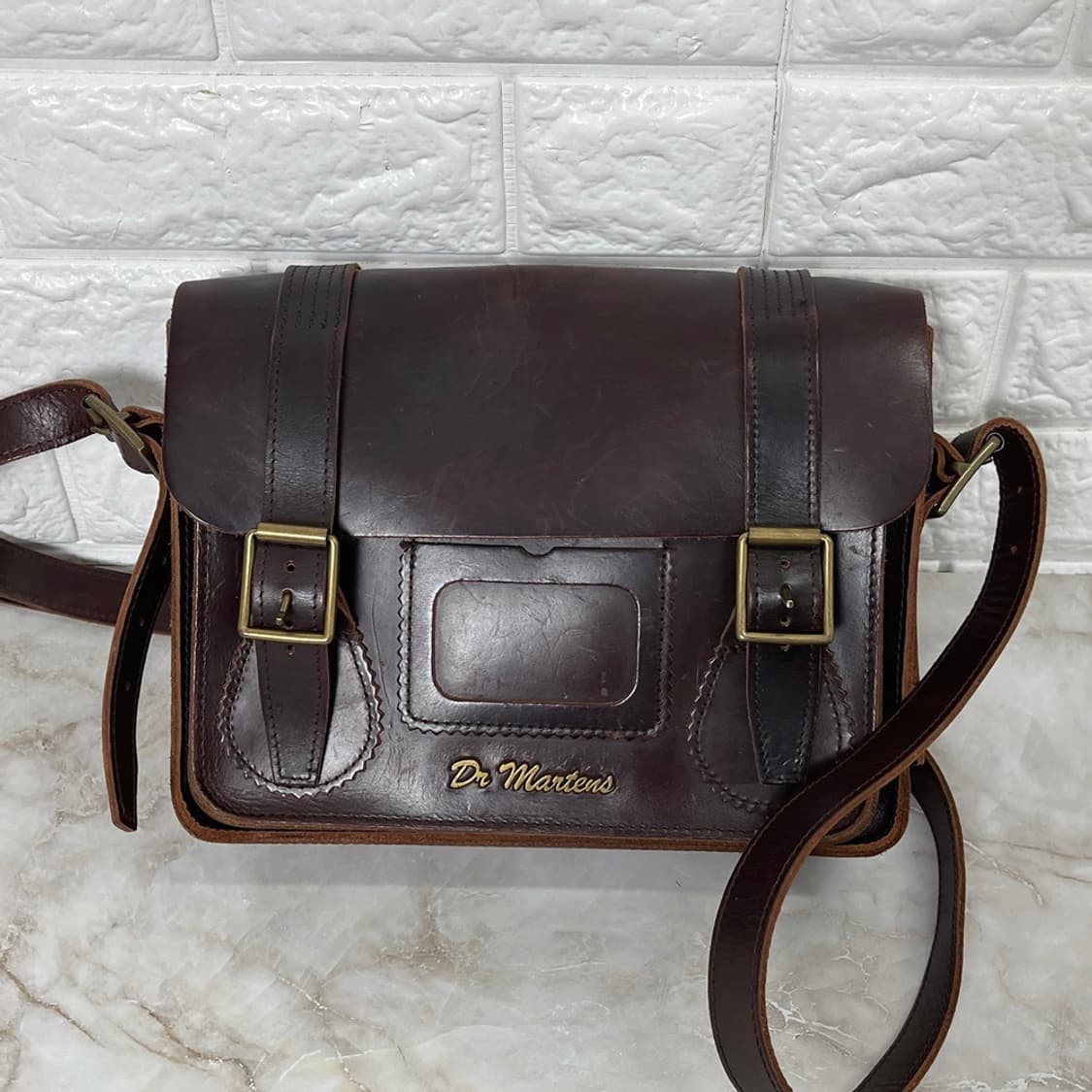 Dr. Martens Leather Satchel Crossbody 상품이미지1