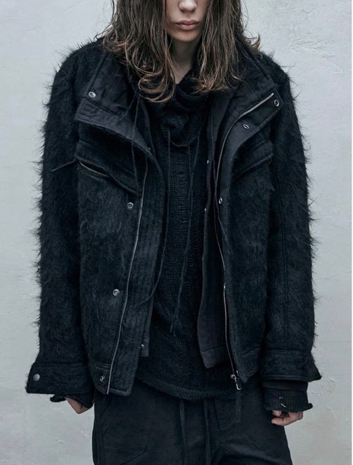 BLACKMERLE 모헤어 자켓 M 상품이미지1