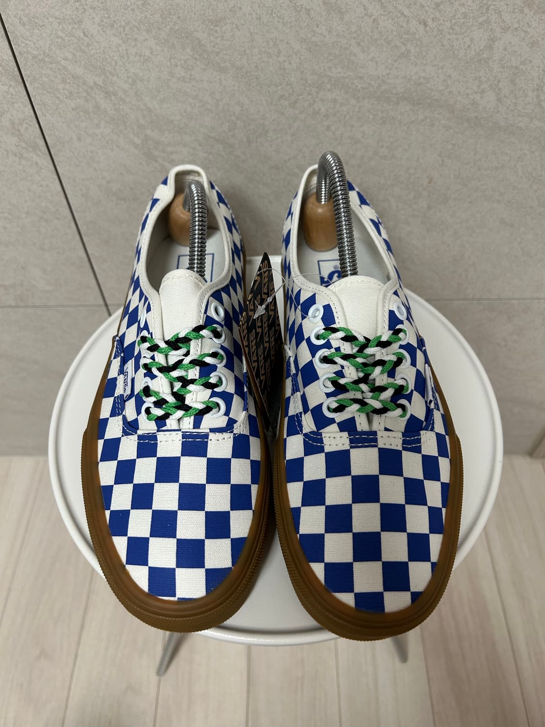 (255) 반스 어센틱 체커보드 검솔 상품이미지3