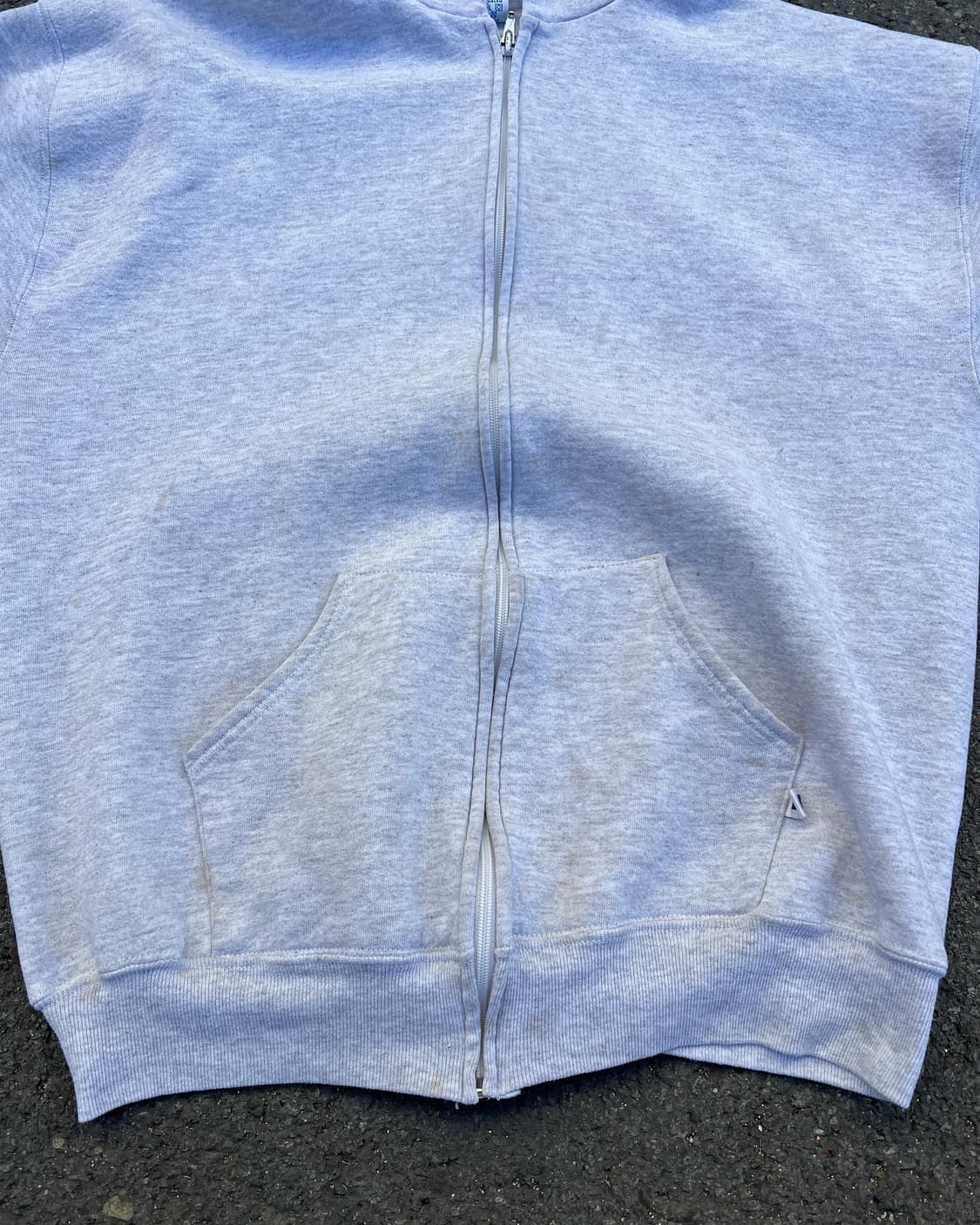 [XL] 90s 미제 러셀 후드집업 그레이 상품이미지2