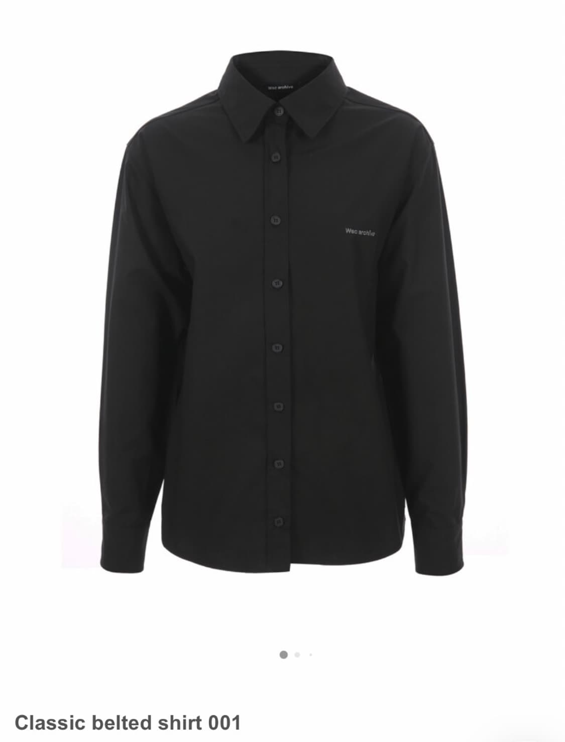 wsc아카이브 Classic belted shirt 001 상품이미지1