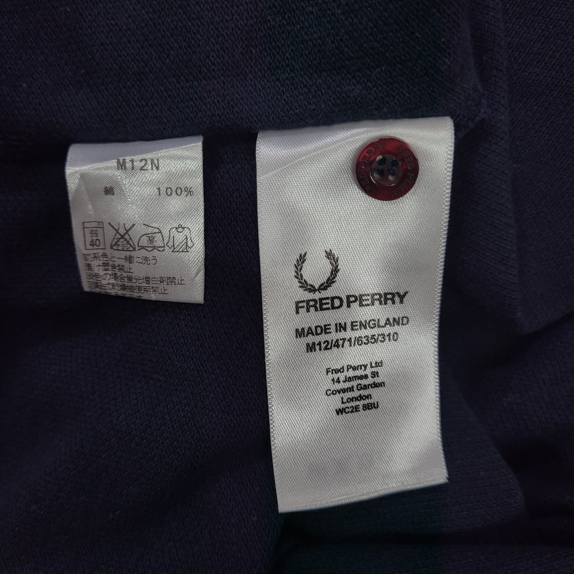 FRED PERRY 프레드페리 잉글랜드 자수로고 셔츠 상품이미지5