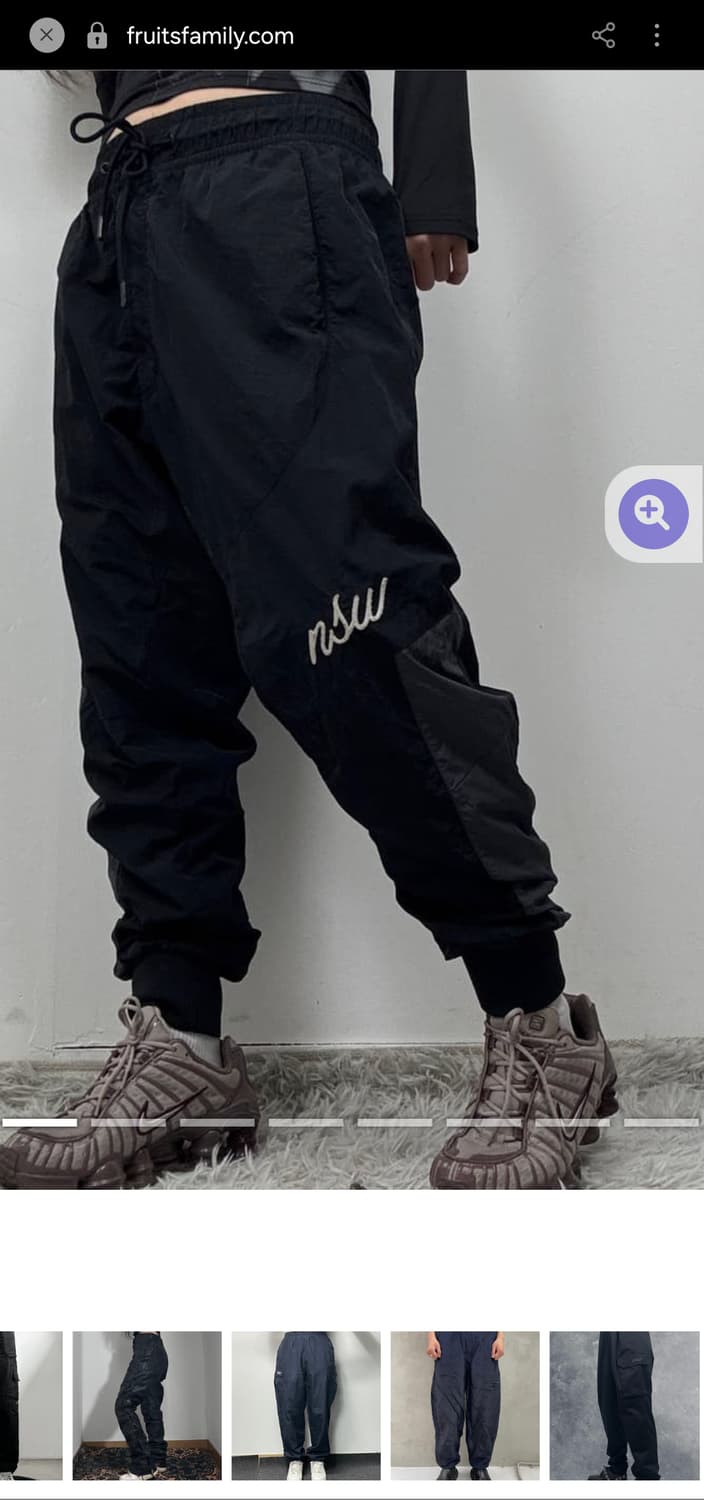 나이키 NSW 나일론 조거팬츠 XL 고프코어 바스락팬츠 상품이미지4