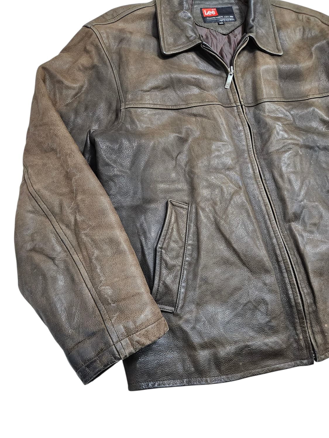 LEE USA 소가죽 싱글 레더 자켓 상품이미지4