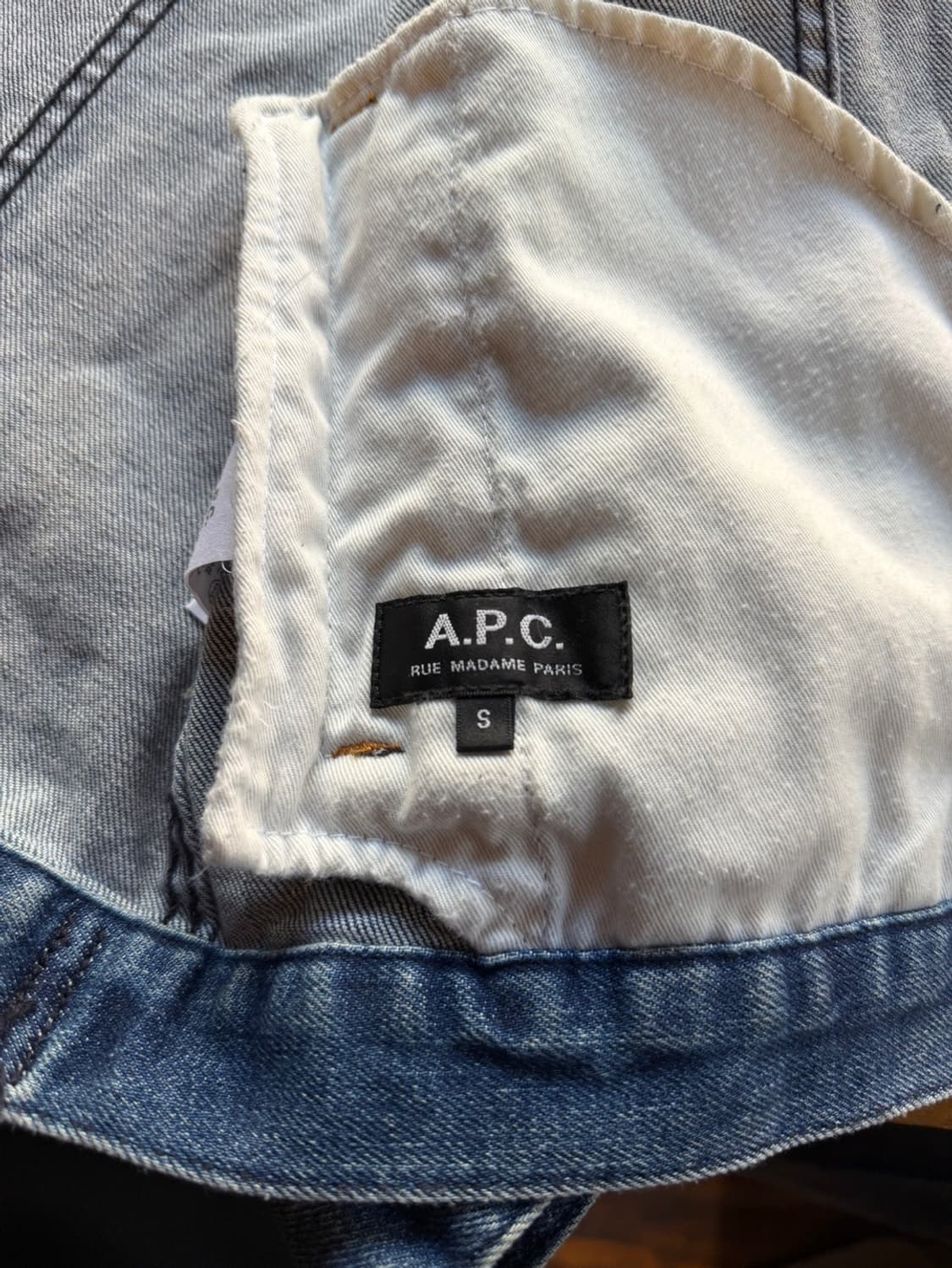 아페쎄 데님 트러커 자켓 66~77 상품이미지9