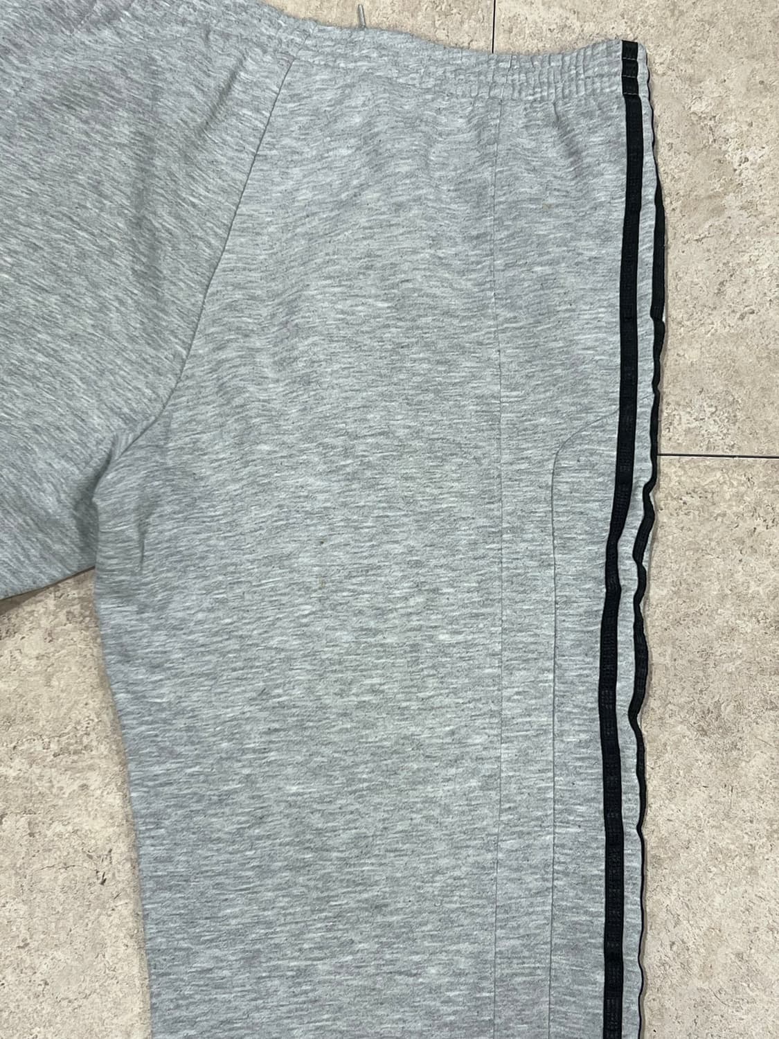 아디다스 삼선 스웻 팬츠 그레이/블랙 상품이미지6