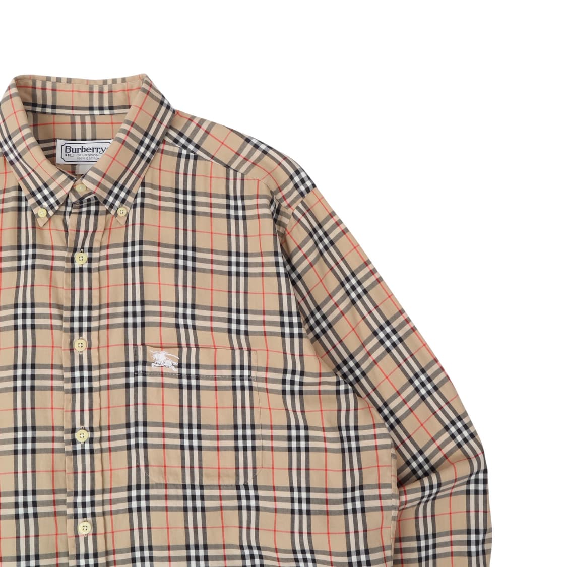 버버리 베이지 노바체크 셔츠 상품이미지3