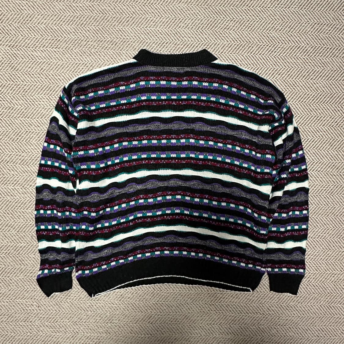 VINTAGE usa made acrylic knit sweater 상품이미지2