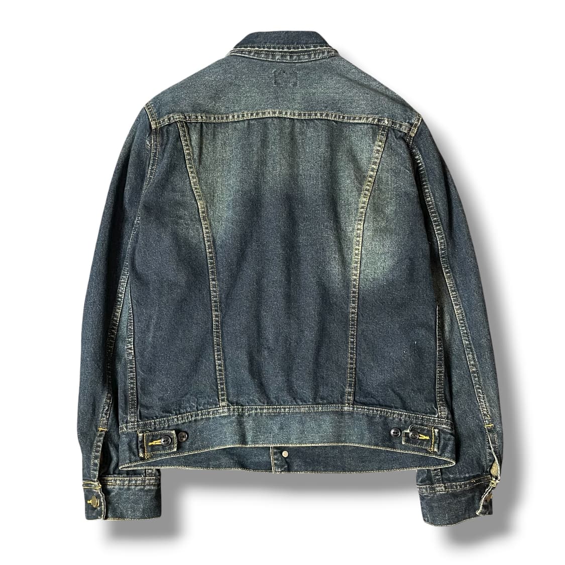 LEE x ROSSO 빈티지 인디고 데님 트러커 자켓 XL 상품이미지2