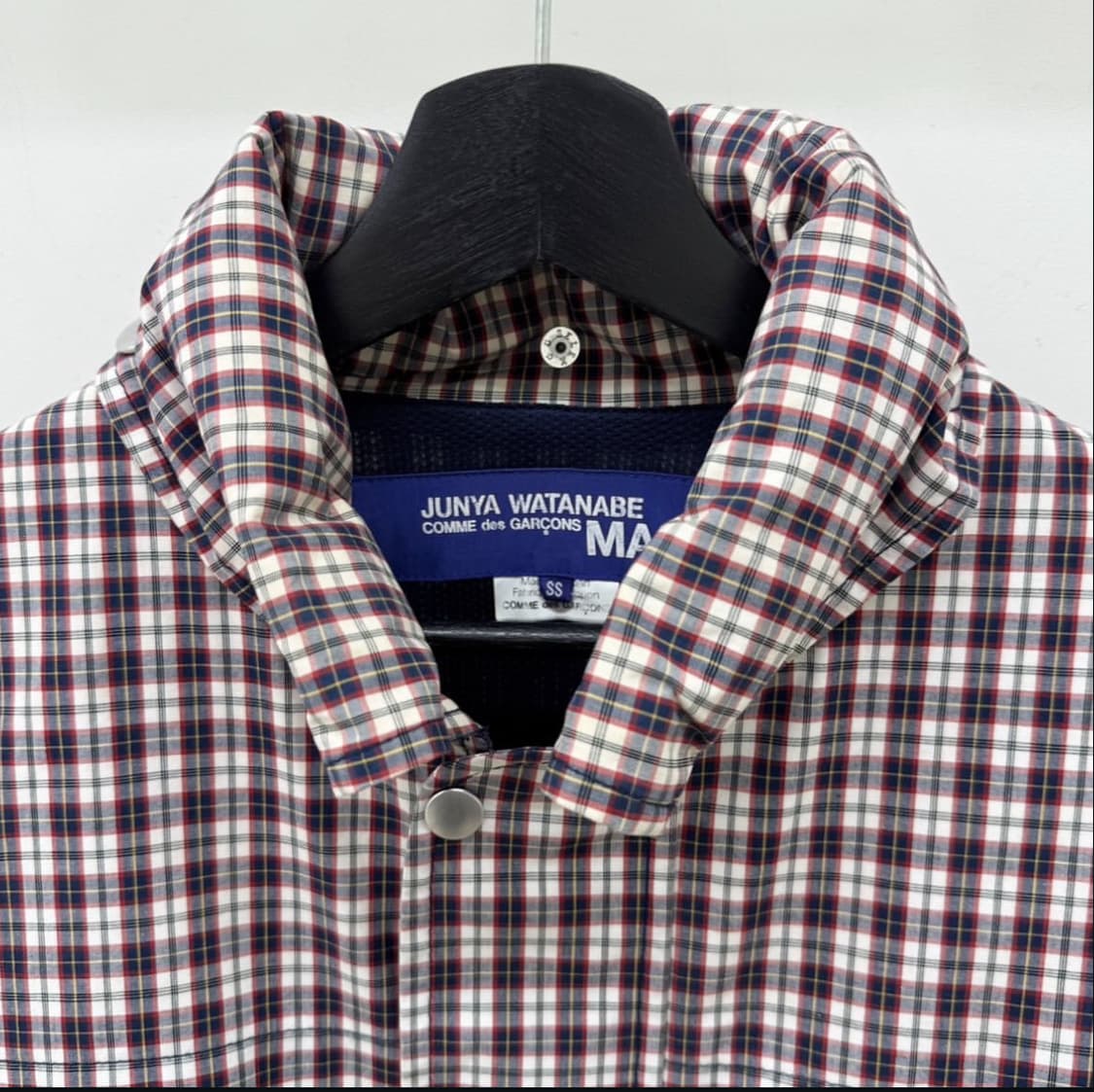 준야와타나베 체커보드 유틸리티 블루종 자켓 상품이미지4