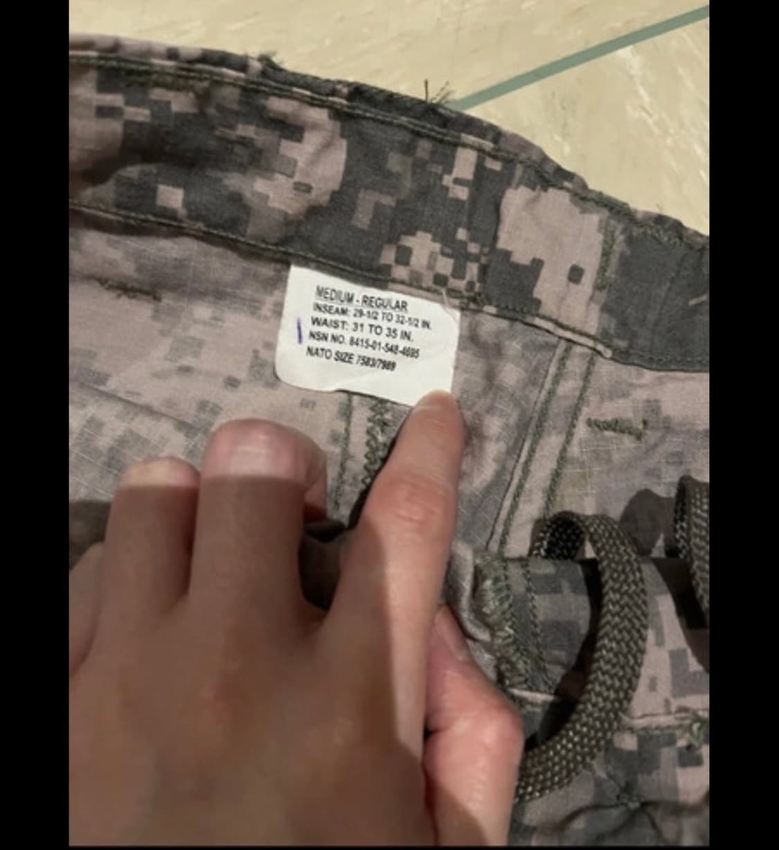 US ARMY 미군 디지털카모 팬츠 상품이미지3