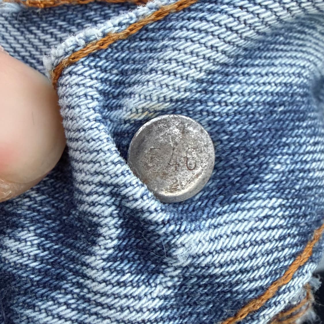 90s 리바이스 501 카모 리워크 데님 made in USA (31)  상품이미지7