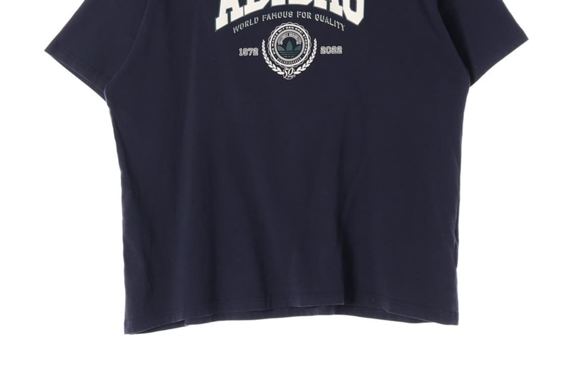 아디다스 오리지널스 50주년 기념 엠블럼 그래픽 티셔츠 XL 상품이미지4