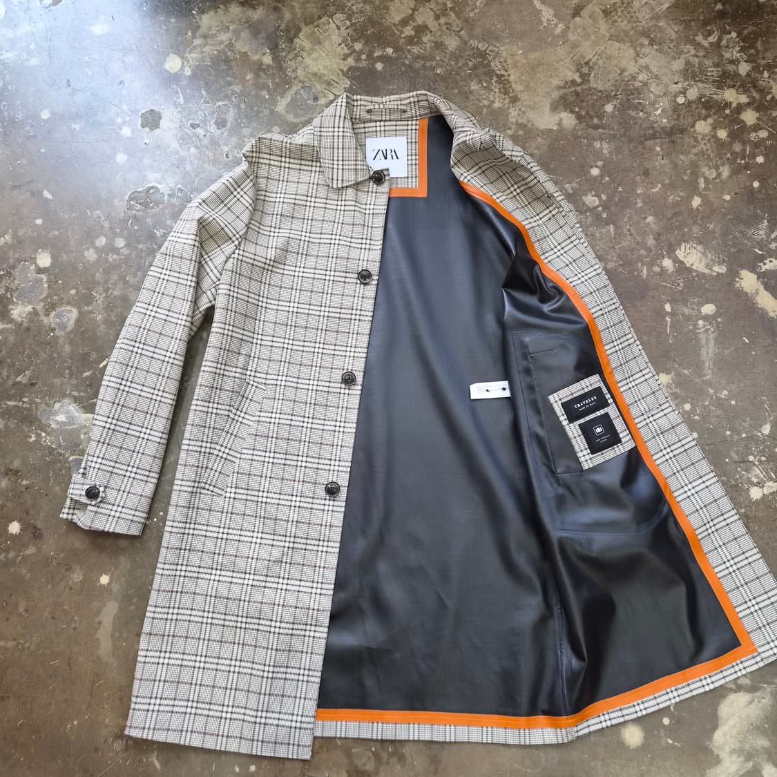 L) ZARA 자라 트레블러 코트 맥코트 상품이미지6