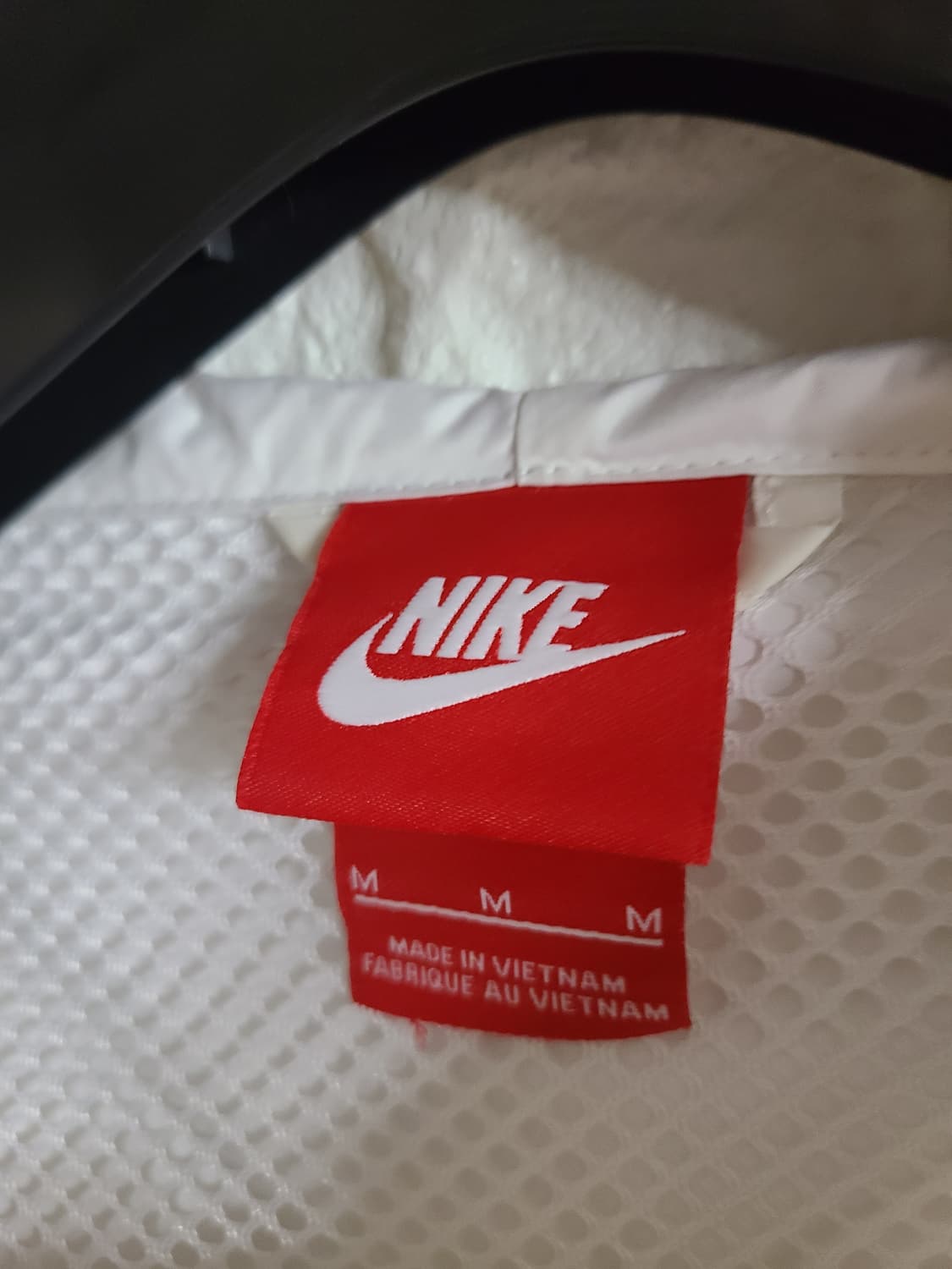 나이키 윈드러너 화이트 형광 옐로우 바람막이(m) 상품이미지4