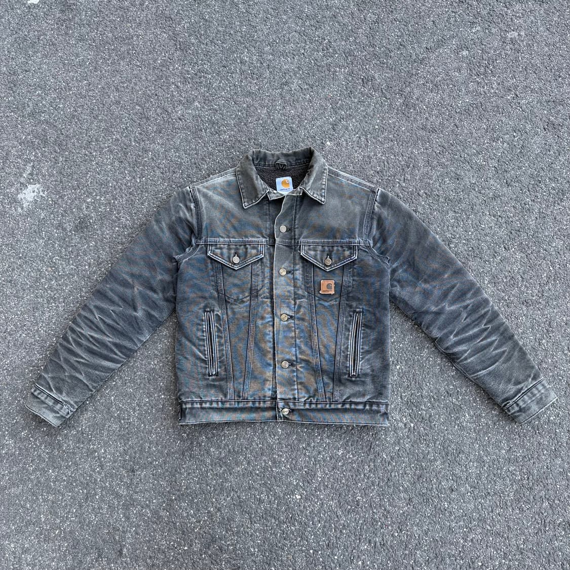 OG 빈티지 칼하트 J233 BLK 트러커 자켓 상품이미지1