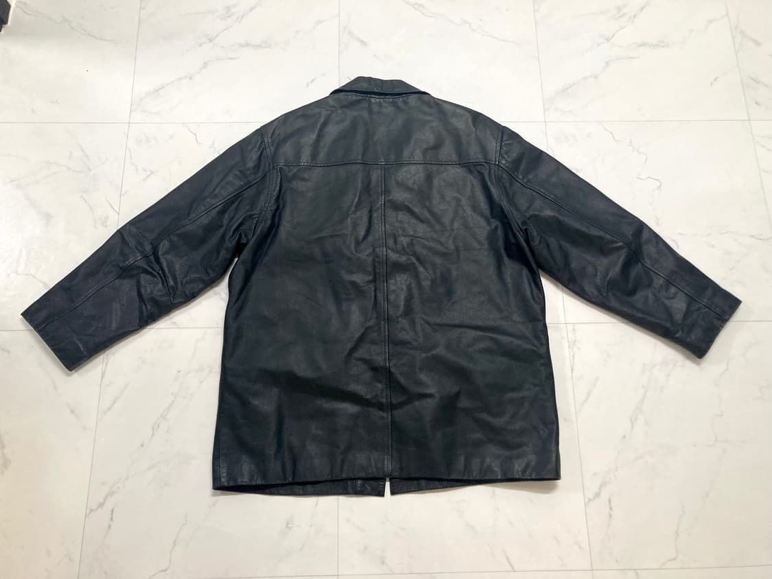 90s 퀼팅 안감 돈피 리얼 레더 코트 자켓 105-110 상품이미지2