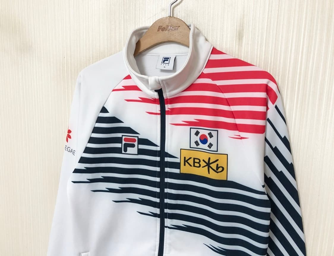 필라국대 국대KOREA 컬링국가대표팀 선수실착 플리스자켓 95 상품이미지6
