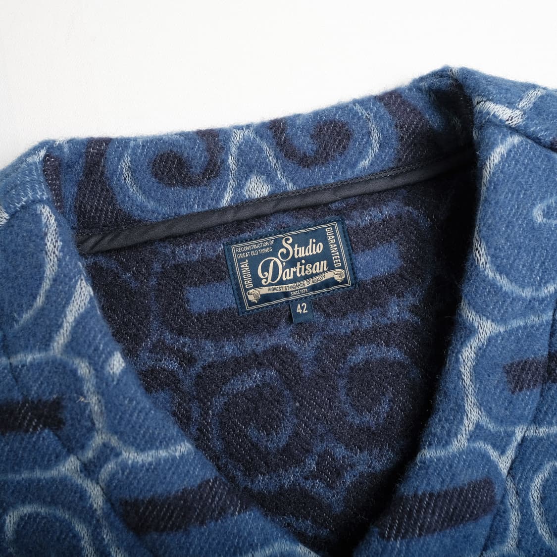 스튜디오다치산 45주년 아이누 블랭킷 베스트 42사이즈 새제품 상품이미지7