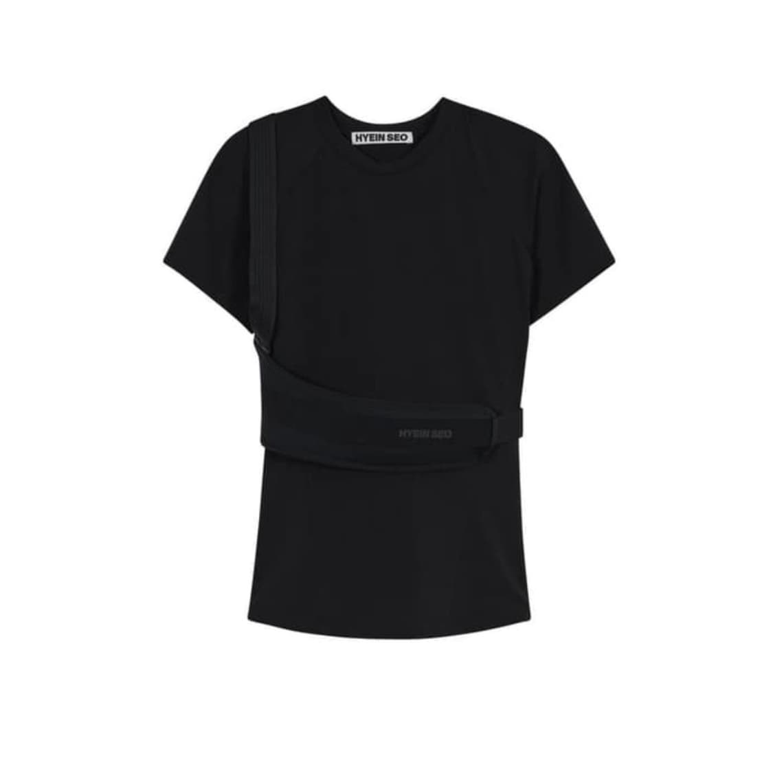 [2] 혜인서 스트랩 트랙 티 블랙 hyein seo 상품이미지3