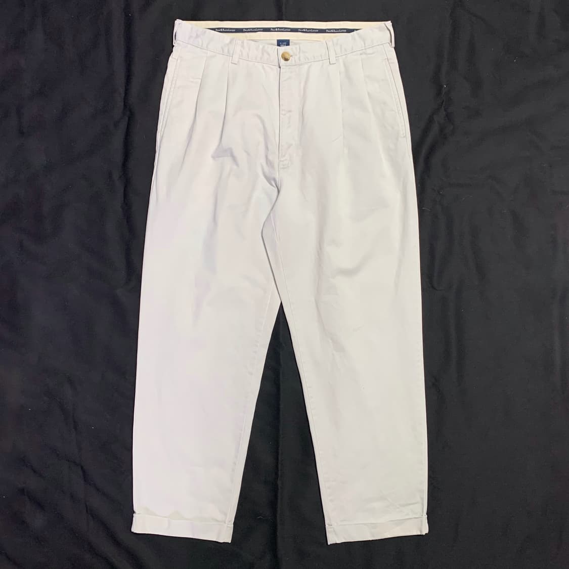 [35] 폴로 랄프로렌 하몽드 와이드핏 투턱 치노팬츠 상품이미지3