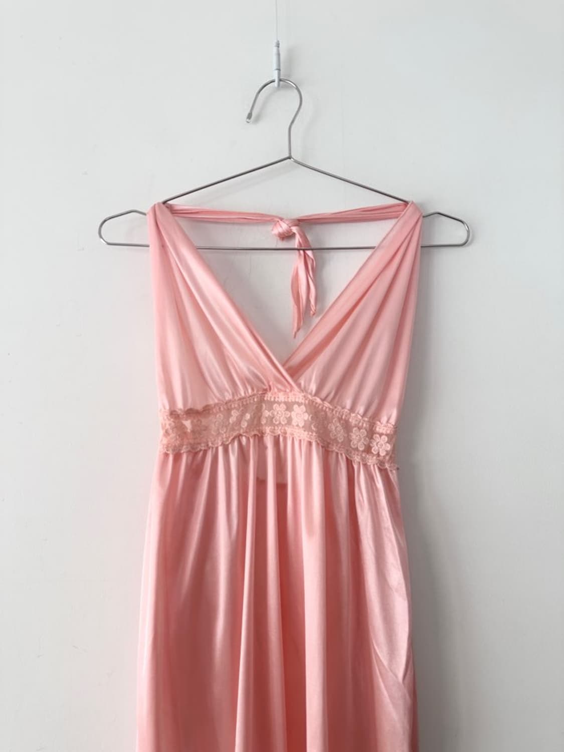Glossy halter lace up sleeveless 상품이미지5