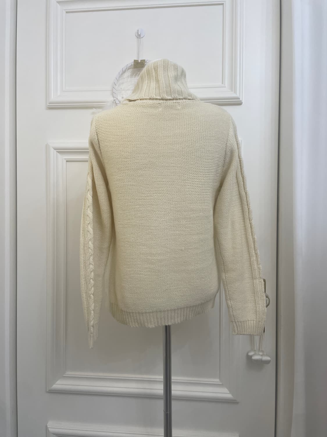 AXES FEMME lace&pearl point lovely sweat 상품이미지3
