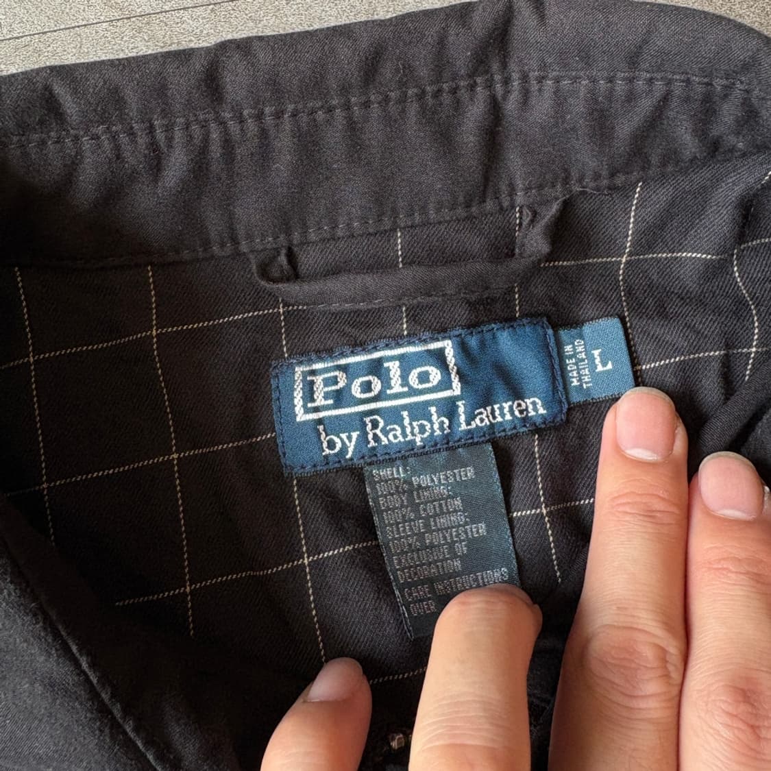 폴로 정품 블랙 바이스윙 자켓  상품이미지5