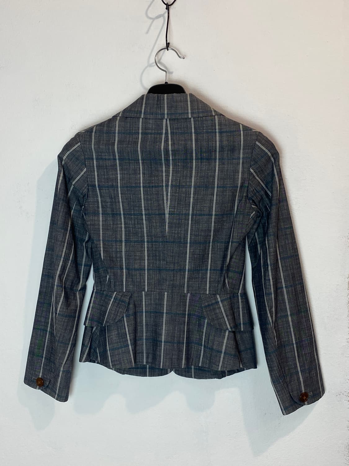 비비안 웨스트우드 레드 라벨 체크 싱글 자켓 상품이미지5