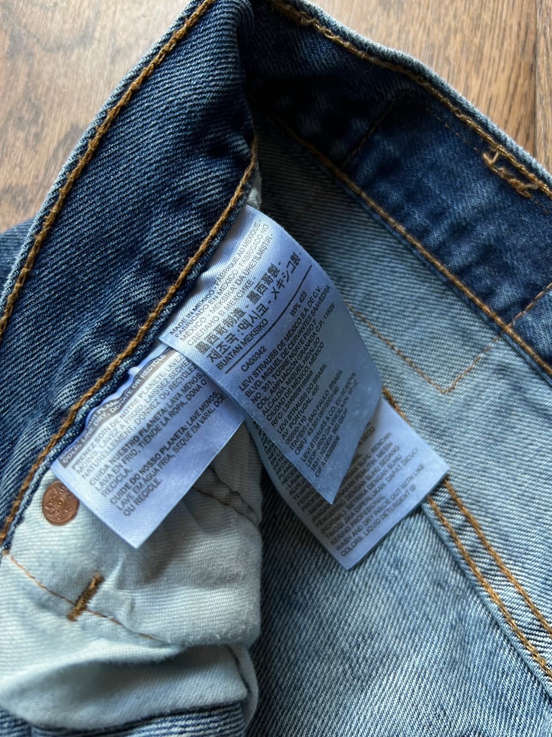 [36]리바이스 501 스트레이트 데님 팬츠 상품이미지3