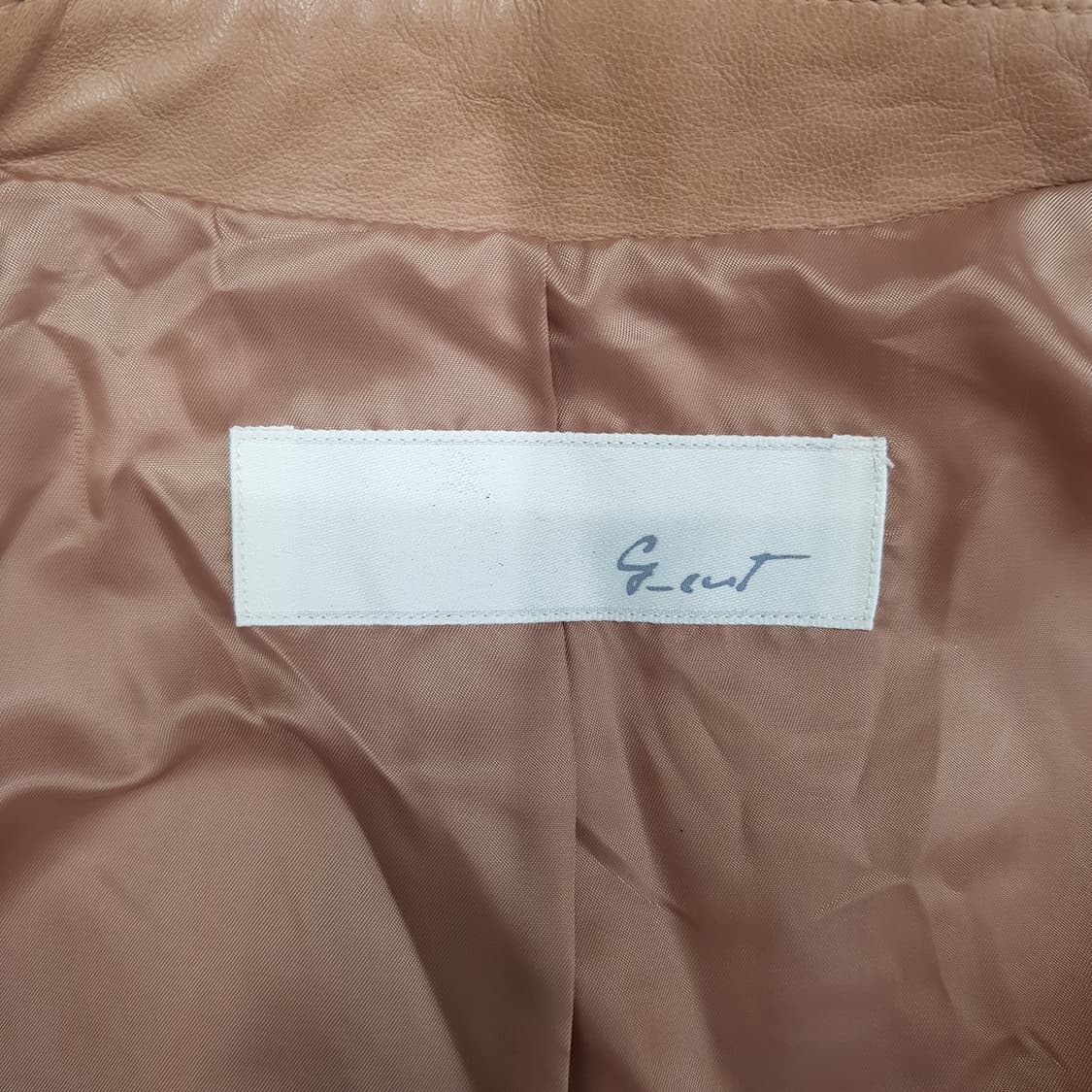 지컷 2021 양가죽  레더 재킷 55사이즈 상품이미지7