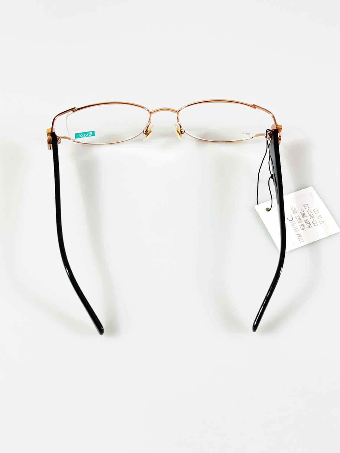 90s FUTIS 로즈골드 오벌 메탈 프레임 빈티지 안경 상품이미지5