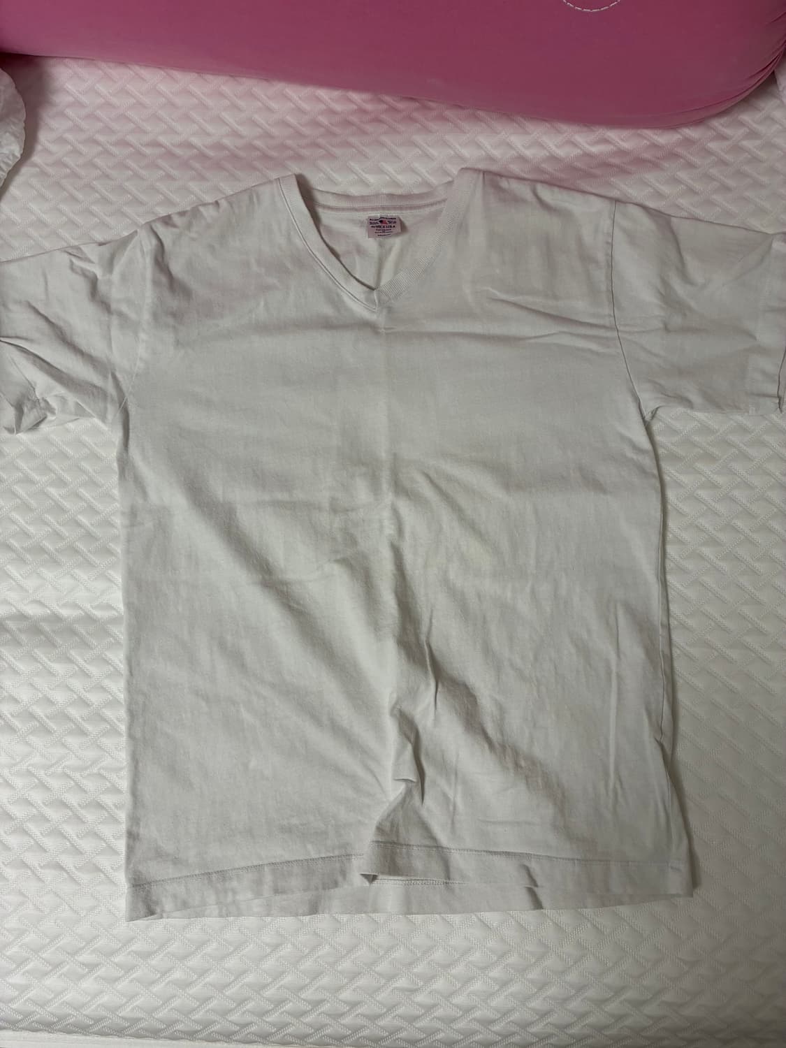빈티지 브이넥 티셔츠 흰티 상품이미지1