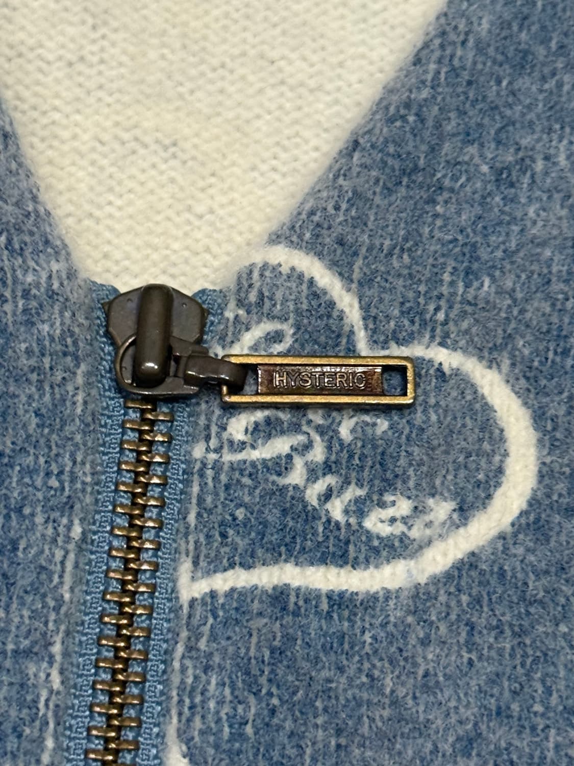 히스테릭 글래머 아카이브 하트패턴 울 100% 가디건 자켓 상품이미지4