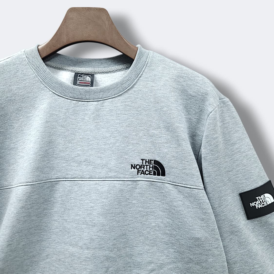 [XL] 노스페이스 그레이 기모 맨투맨 상품이미지4