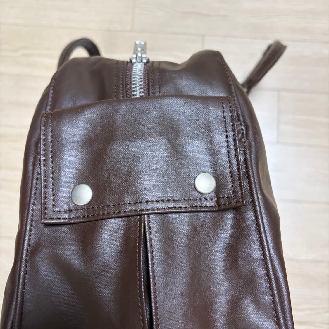 요시다포터 porter 프리스타일 보스턴백 브라운 (미사용에 가까움) 상품이미지5