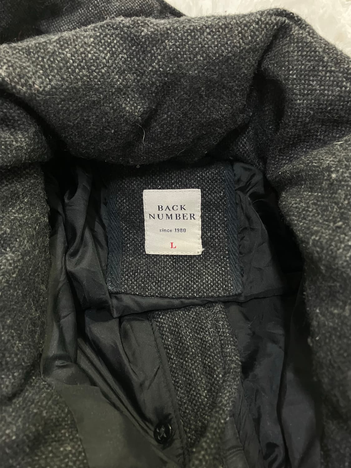 빈티지 차콜 자카드 패딩 y2k 스트릿 갸루 펑키 일본빈티지673 상품이미지6