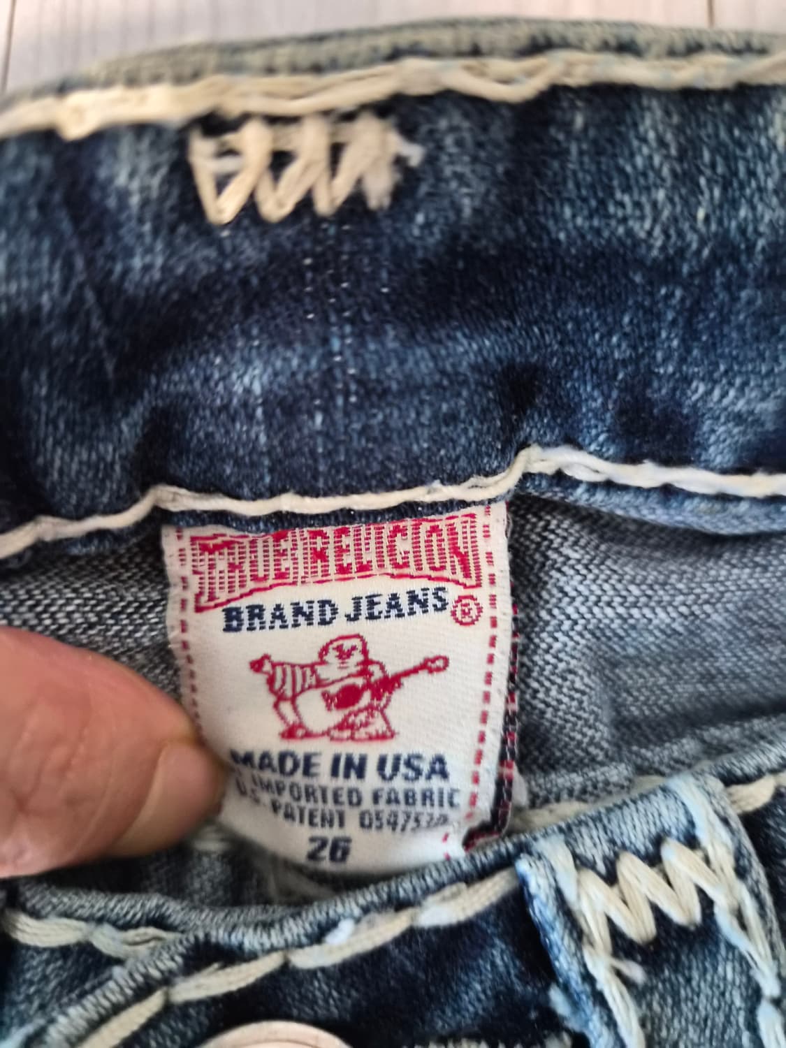 [Y2K/오리지널] 트루릴리전 조이 슈퍼티 (Made in USA, 26 상품이미지3