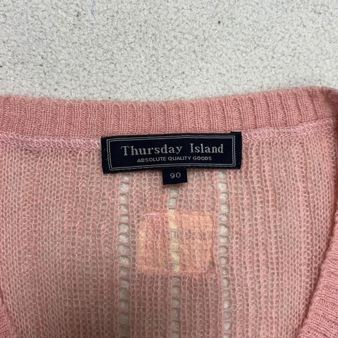 THURSDAY ISLAND 라운드넥 니트 90 상품이미지4