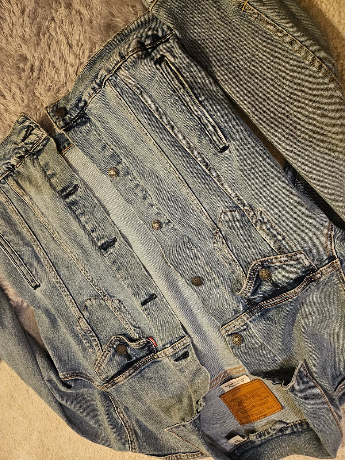 (L-95)리바이스 남성 프리미엄 3세대 데님 트러커 자켓 상품이미지5