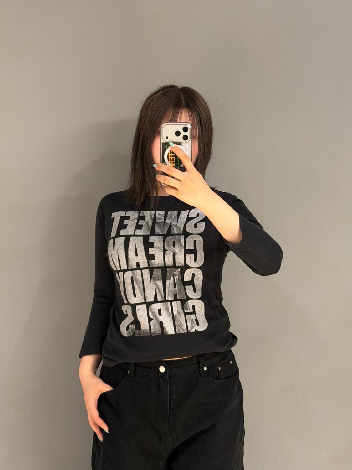 y2k lettering & printing detail tee 상품이미지3