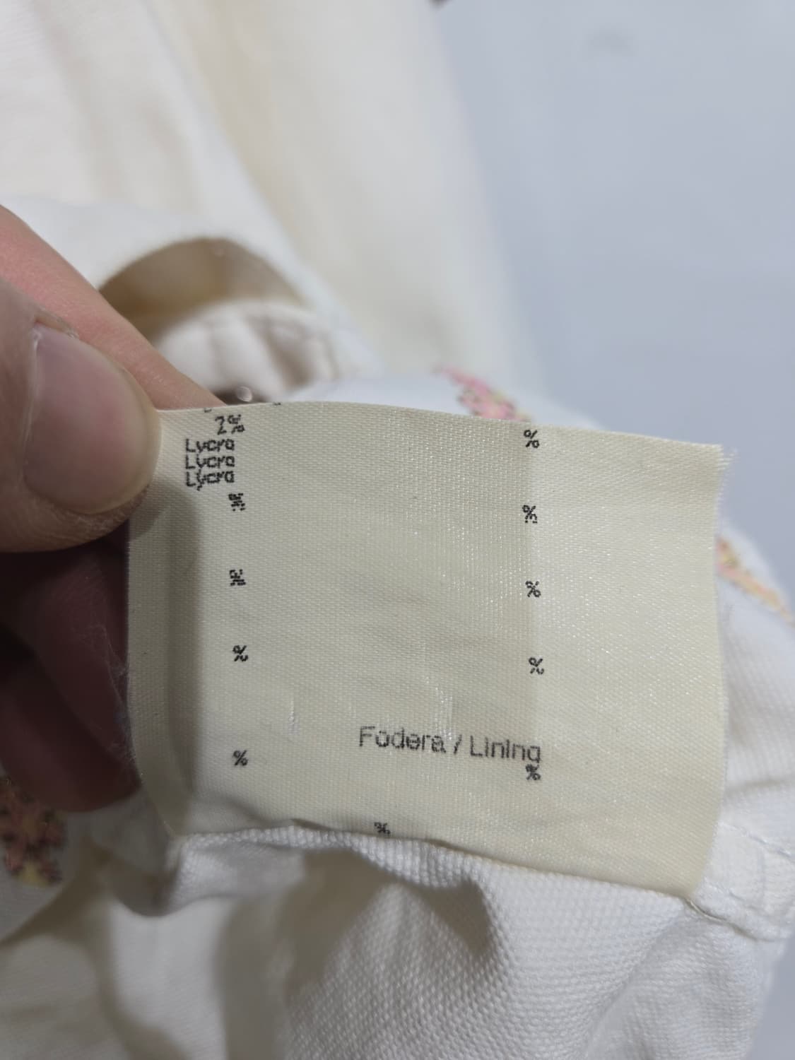 펜디 아이보리 자수 크롭 데님 자켓 상품이미지7