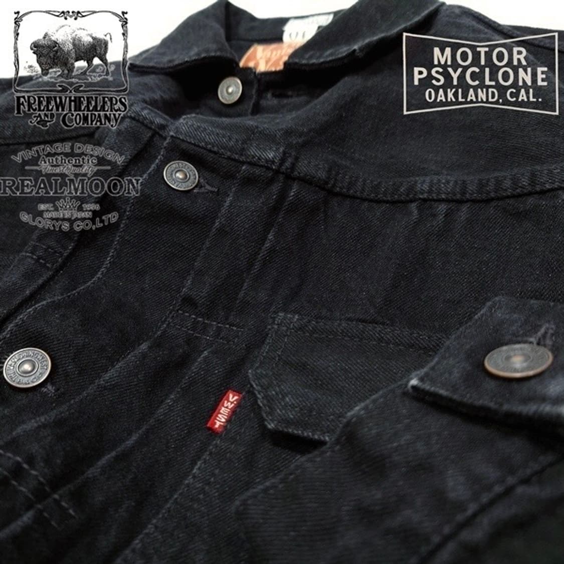 [42]프리휠러스 507RB 1961 2nd RUDE BLACK 트러커 상품이미지4