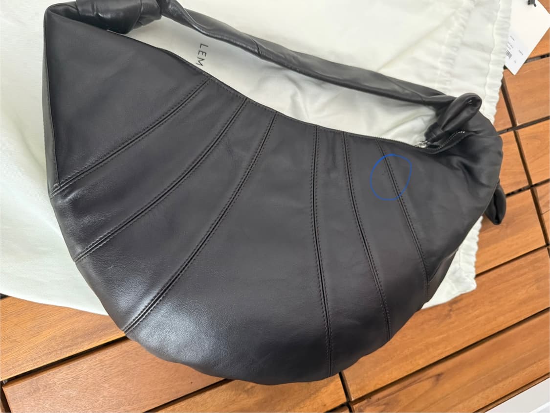 (새상품) 르메르 포춘백 나파레더 다크초콜릿 상품이미지1