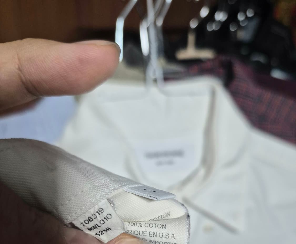 톰브라운 화이트 옥스포드 버튼다운 셔츠 여성용 상품이미지4