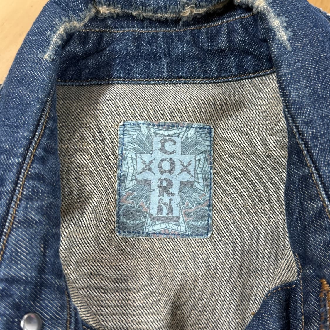 [XL] CORN 웨스턴 아카이브 데님 빈티지 청자켓 상품이미지7