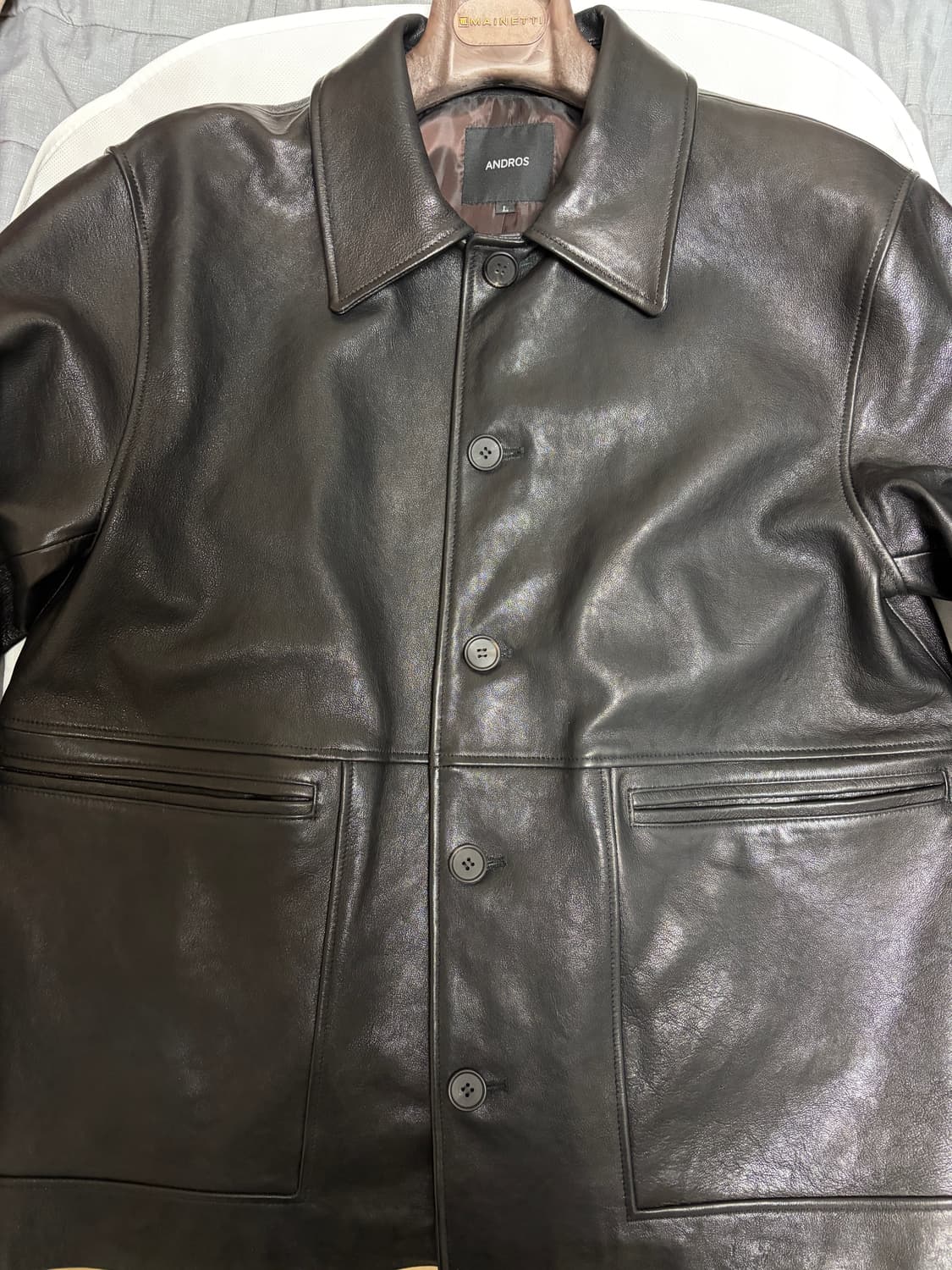 Andros 램스킨 레더 카코트 (L) 상품이미지1