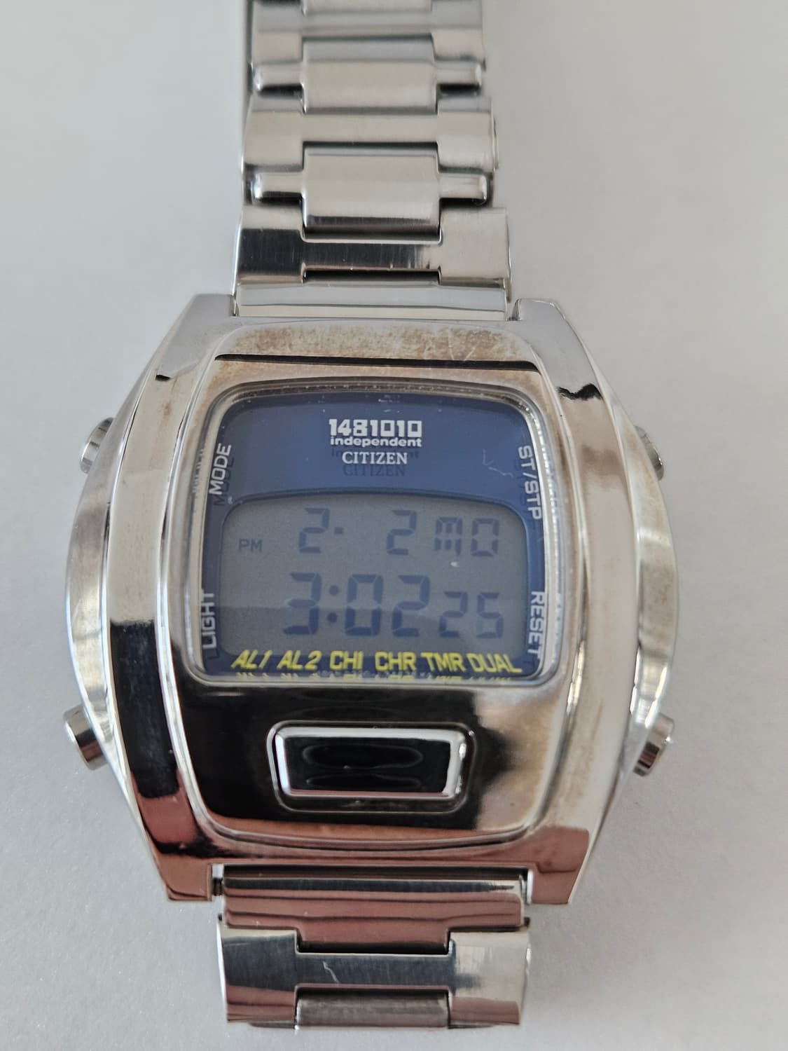 시티즌 인디펜던트 빈티지 디지털 시계 메탈 상품이미지4